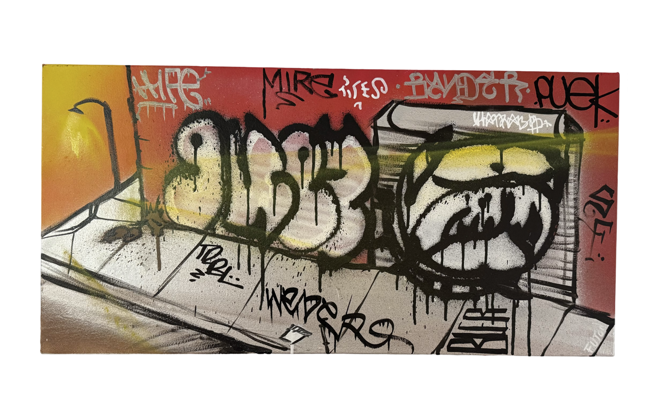"Spraypainted Tenderloin Corner" Tagged by Guez