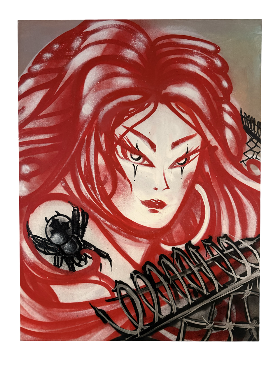 "Spraypainted Chicana" Tagged by Guez