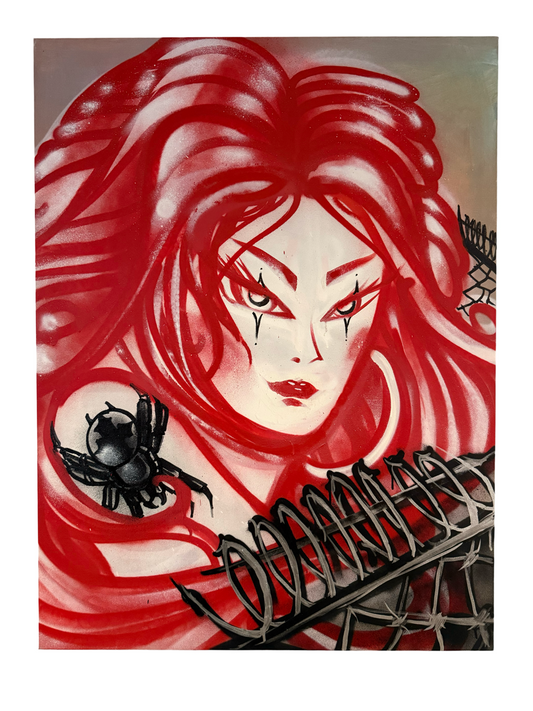 "Spraypainted Chicana" Tagged by Guez