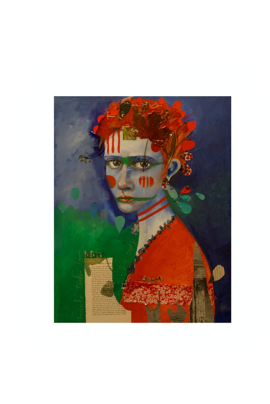 "Collage Portrait" Adriana Barrera Bonnells Original
