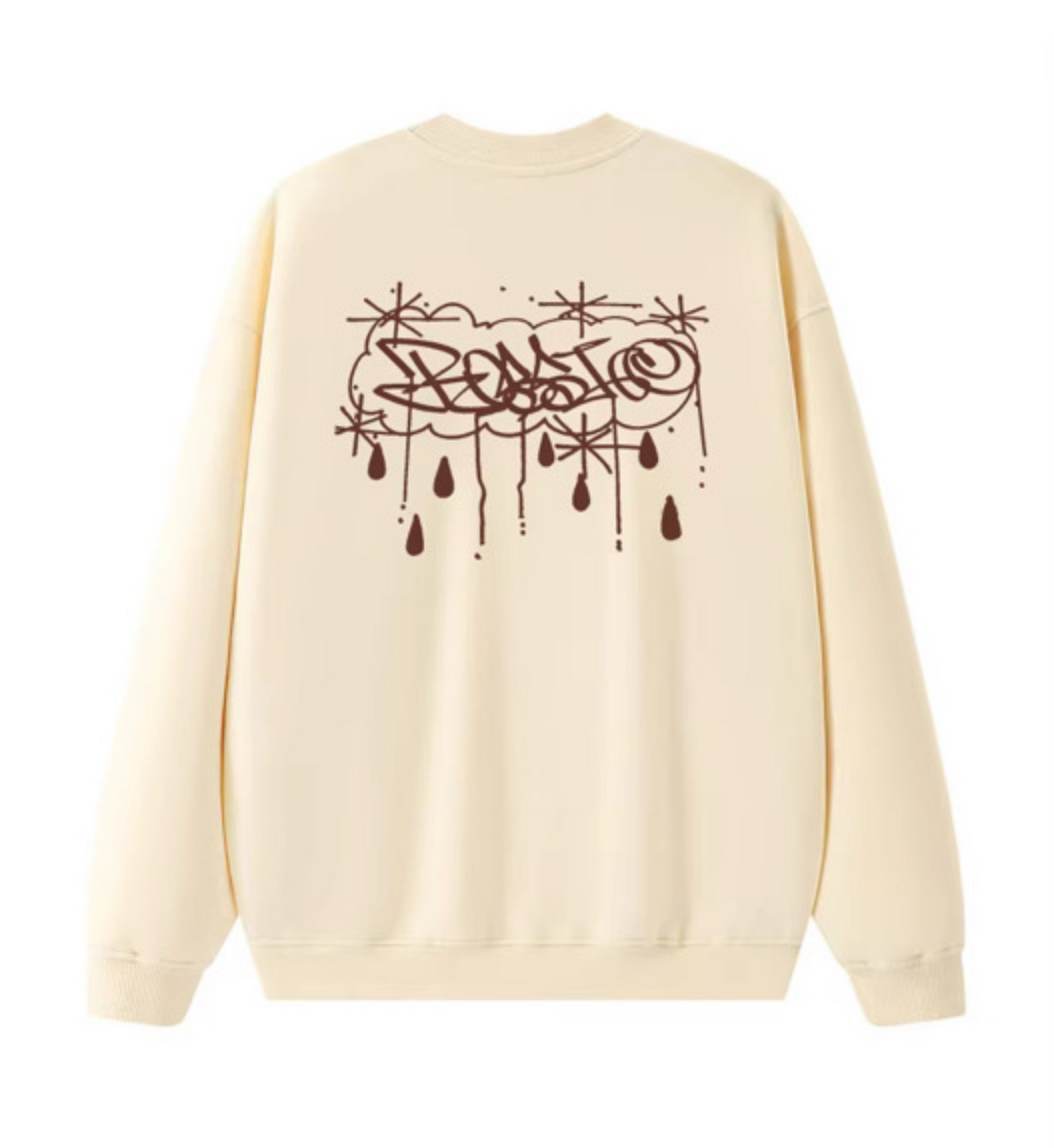 Crew Neck Pull Over - ROSSI MISSION SF MUNI & TAG - Beige