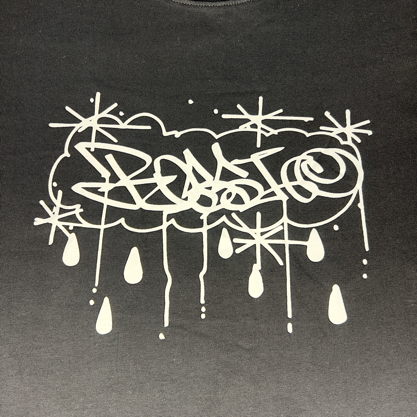 Crew Neck T-Shirt - Rossi Tag - Black