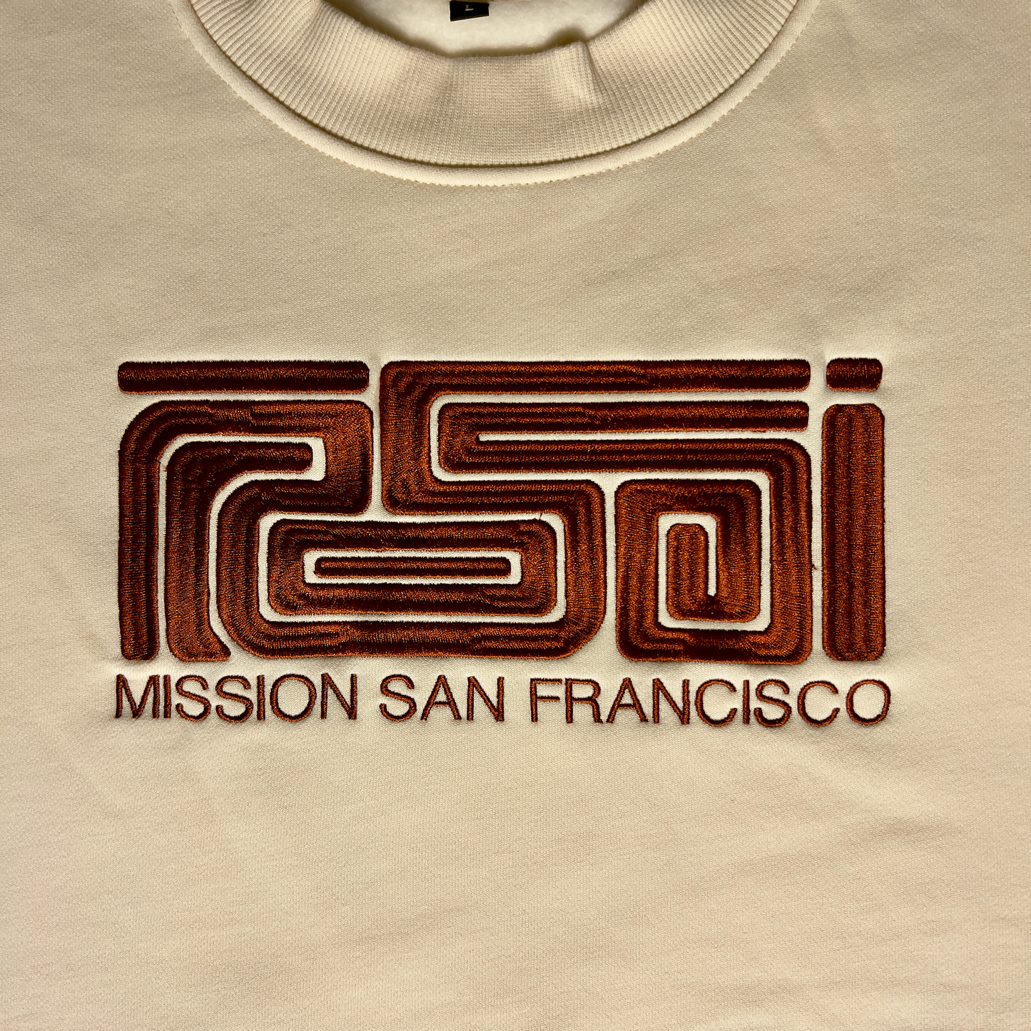 Crew Neck Pull Over - ROSSI MISSION SF MUNI & TAG - Beige