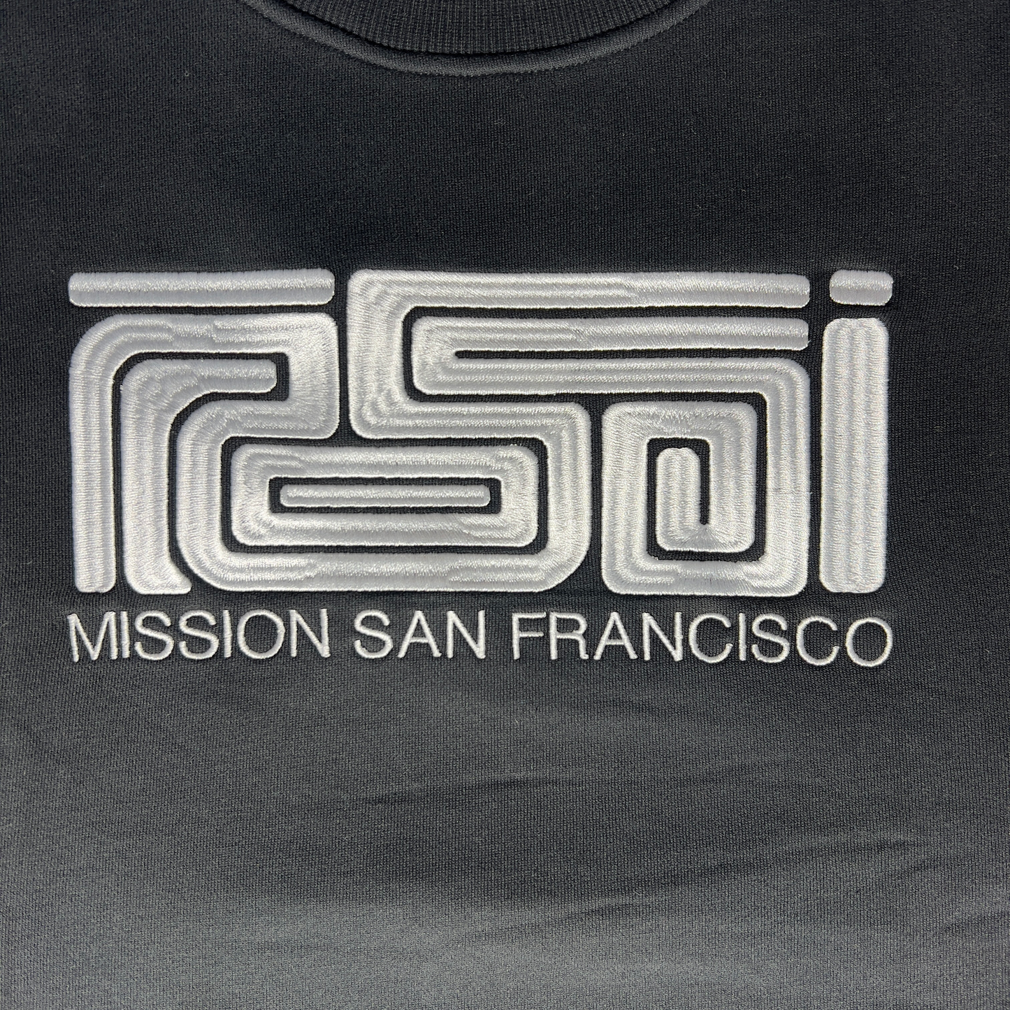 Crew Neck Pull Over - ROSSI MISSION SF MUNI & TAG - Grey