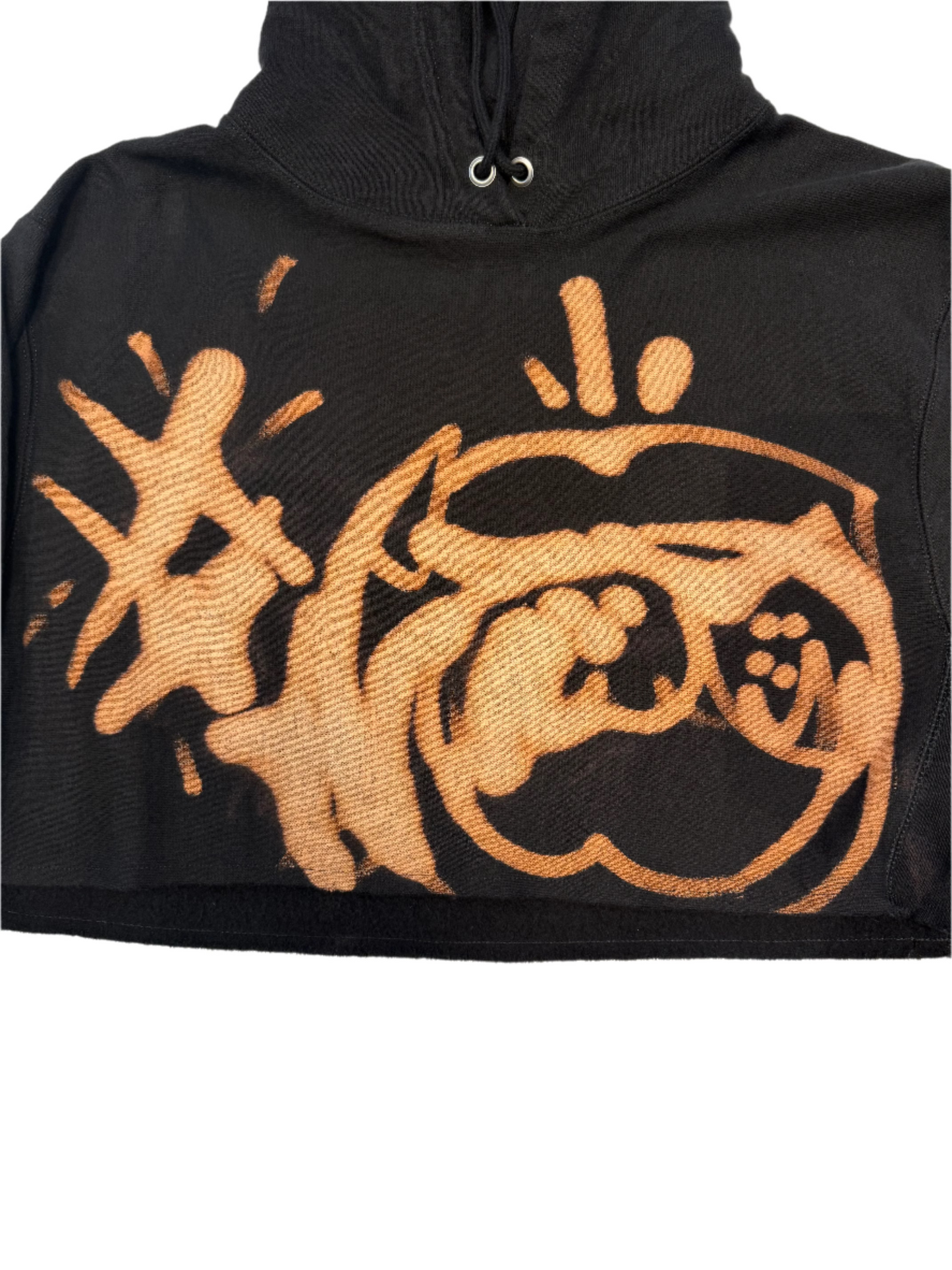 Crop Top Hoodie rizzed by Guez - Dawg (S)