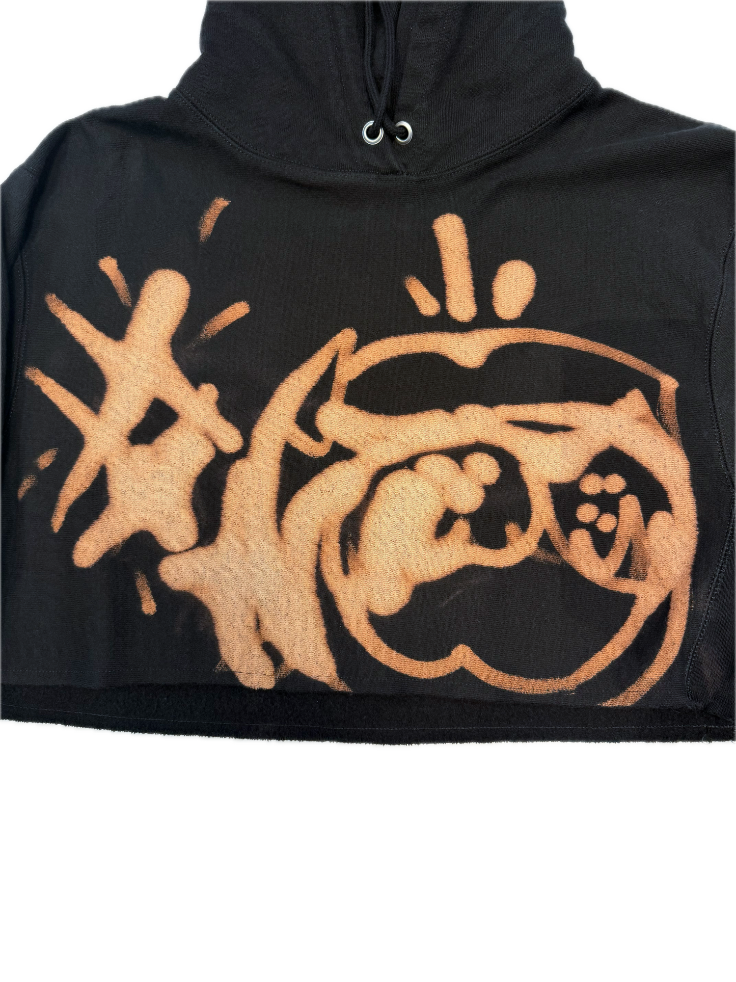 Crop Top Hoodie rizzed by Guez - Dawg/Cross - (S)