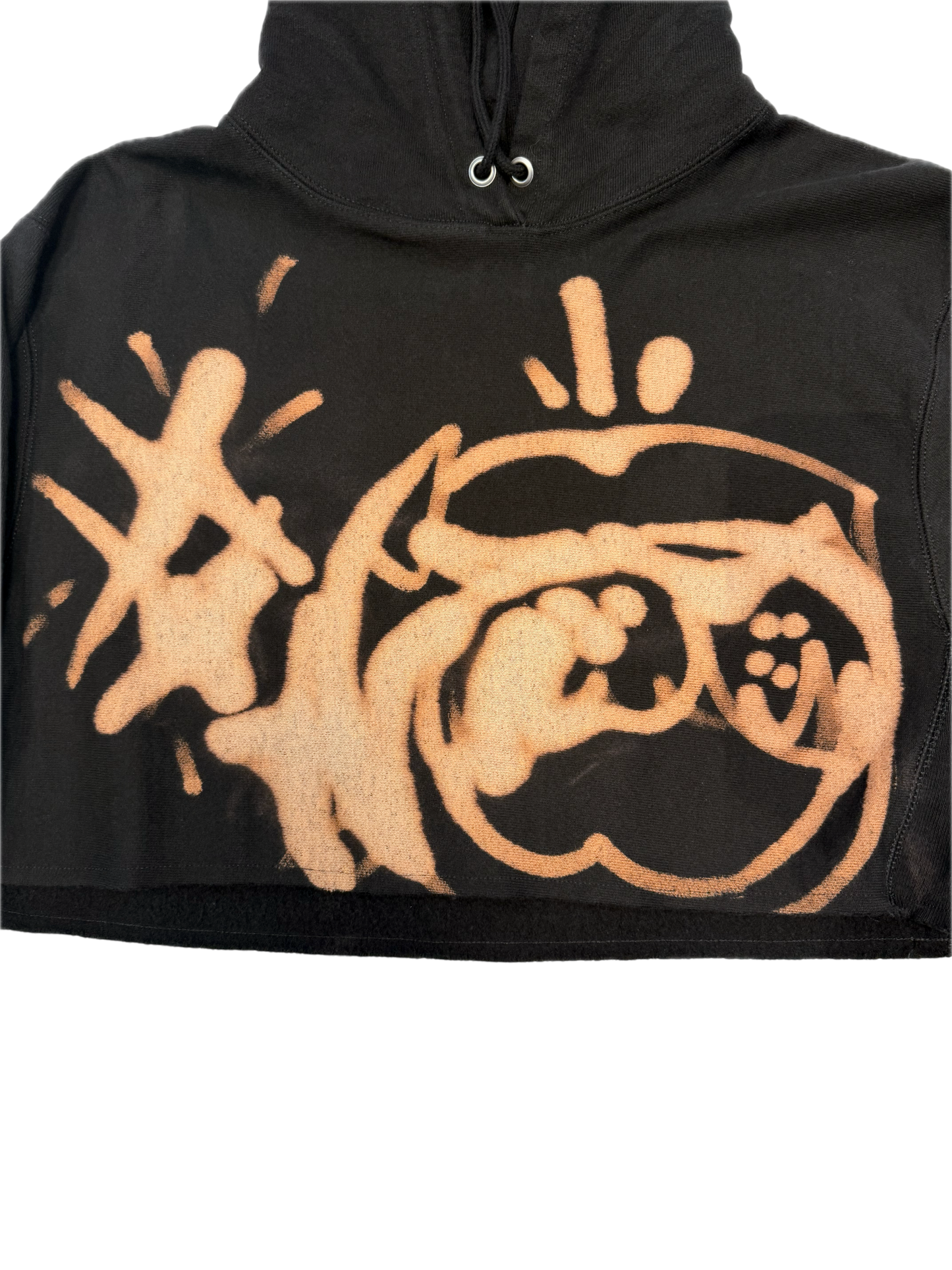 Crop Top Hoodie rizzed by Guez - Dawg/Cross - (S)