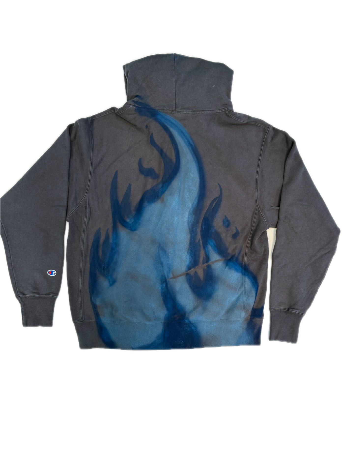 Hoodie rizzed by Guez - Fire - Gray - Adults Small
