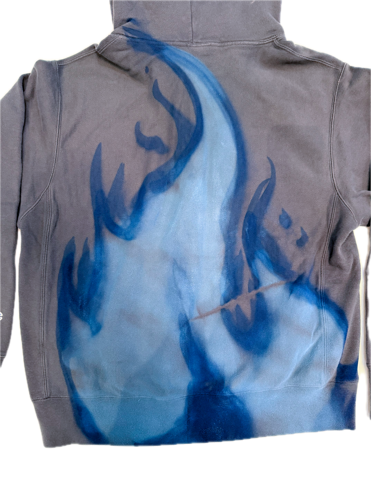 Hoodie rizzed by Guez - Fire - Gray - Adults Small