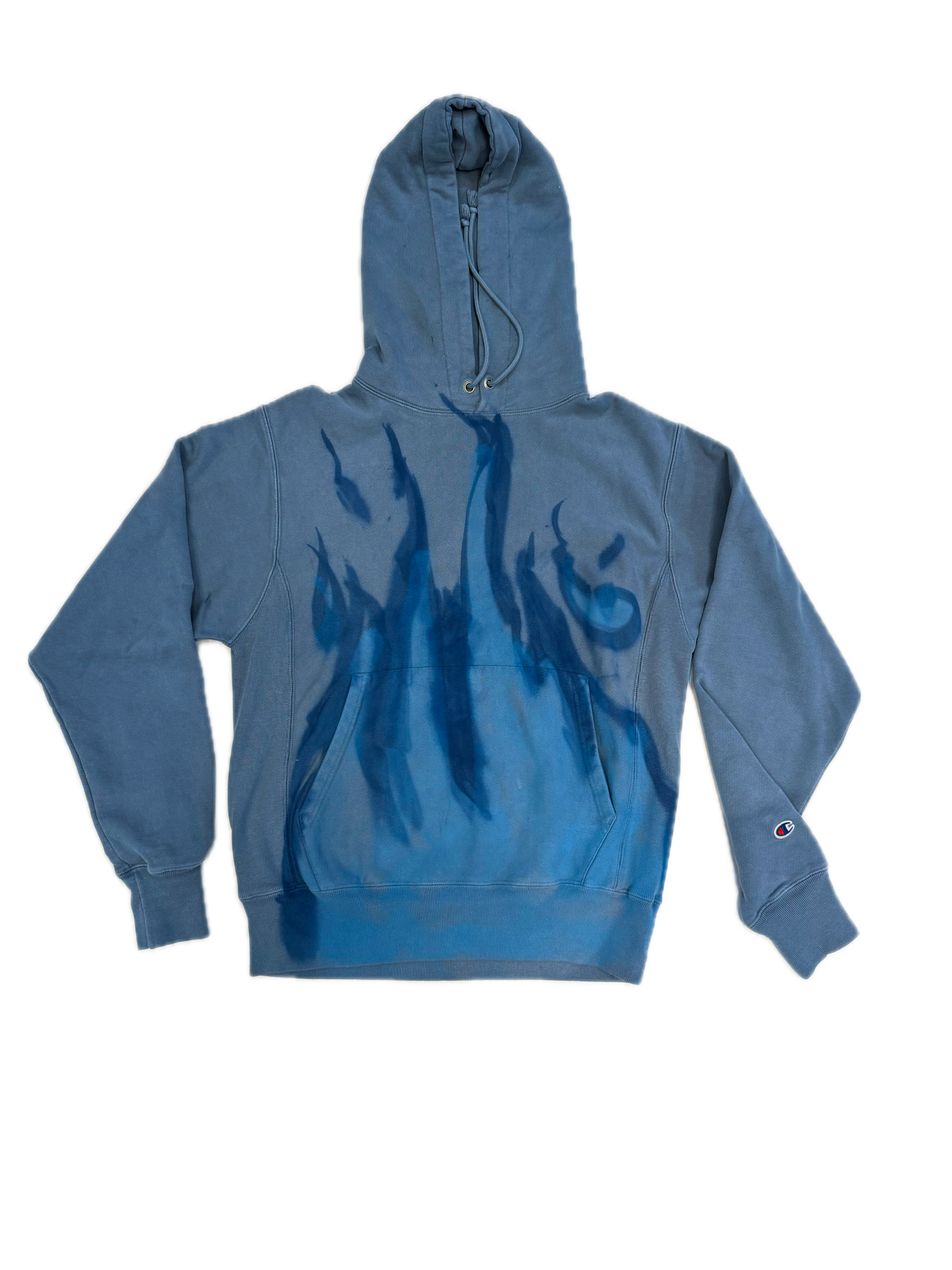 Hoodie rizzed by Guez - Fire - Gray - Adults Small