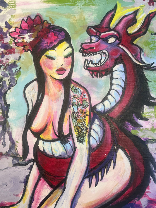 "Lady Dragon" Victor Original
