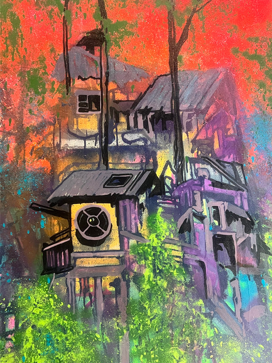 "House in the woods" Jenks Original