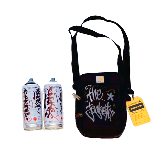 JENKS Signed Utility Bag + 2 Spraycans
