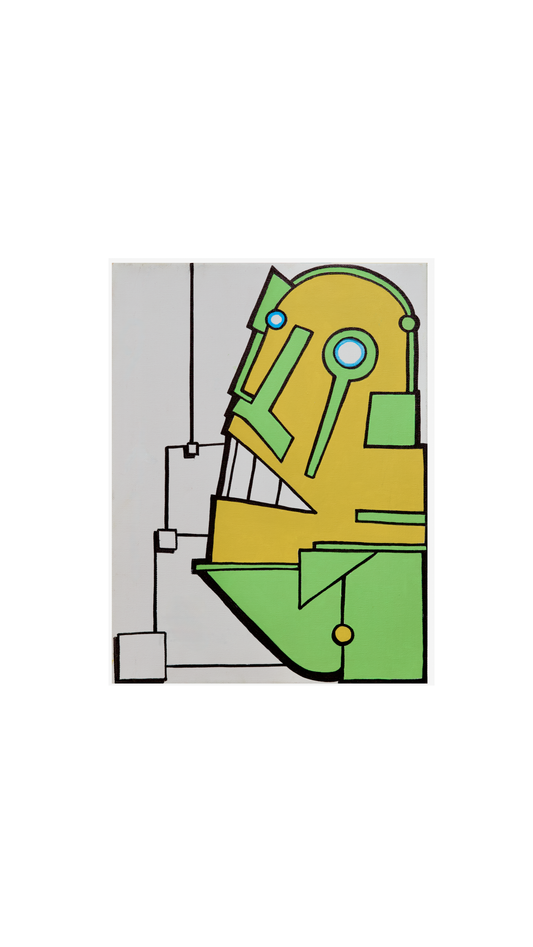 "Robot Mixed Media" Johnny Ace Original