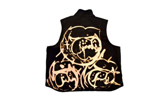 Rugged Outwear Vest Rizzed by Guez - Flames/ Dawg - 2XL