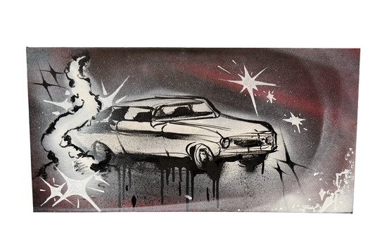 "Spraypainted Classic Car" Tagged by Guez