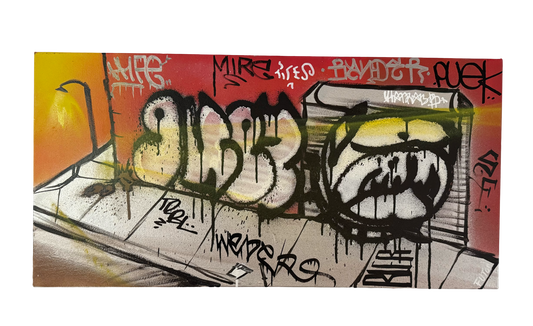 "Spraypainted Tenderloin Corner" Tagged by Guez
