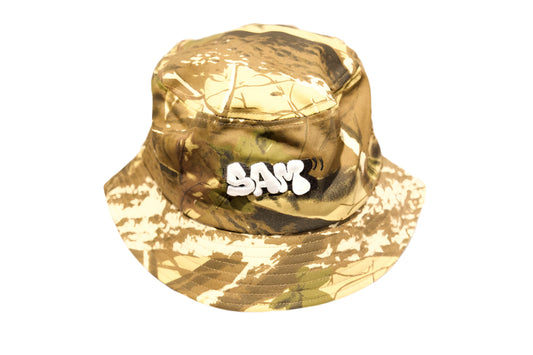 "SAM"  Camo Bucket Hat