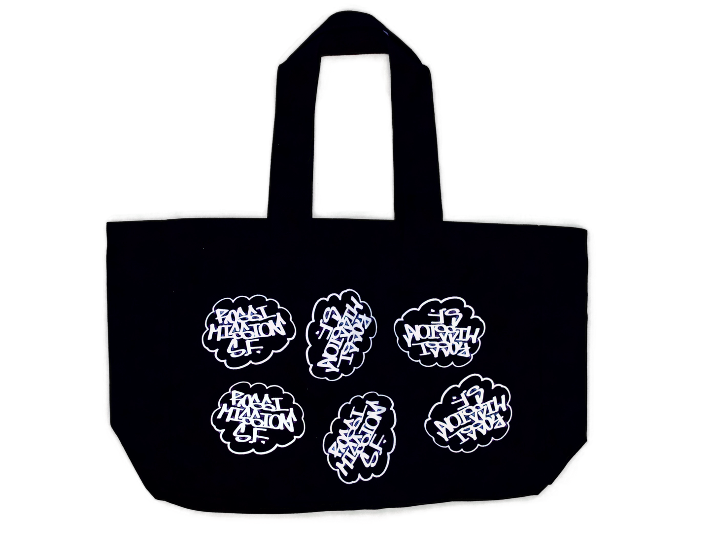 Rossi Logo Tote Bag (Black and White)
