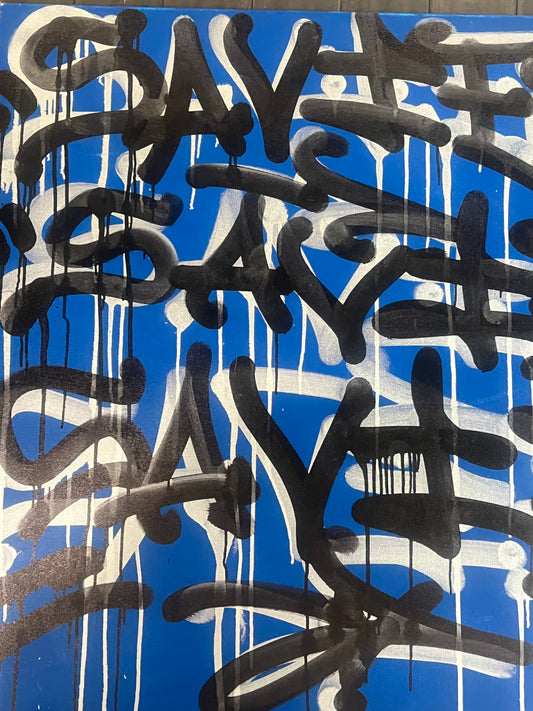 "Savie Drip" (Blue) Original