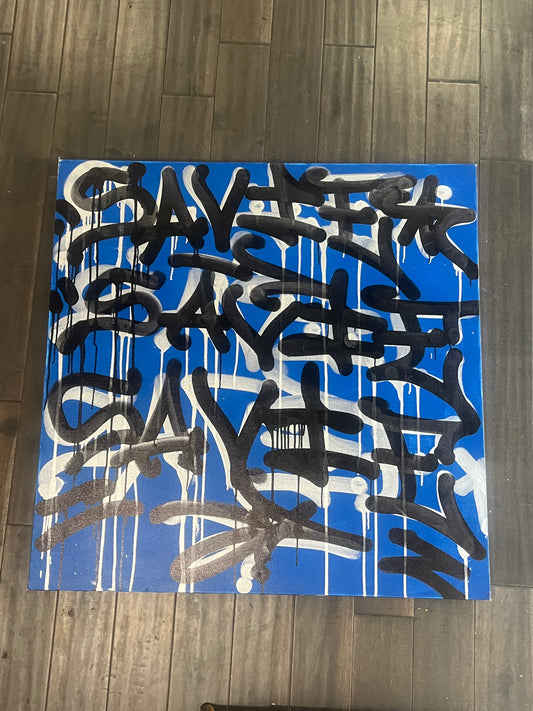 "Savie Drip" (Blue) Original