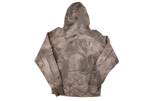 JENKS Custom Screen printed Gray Hoodie