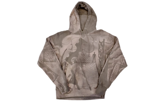 JENKS Custom Screen printed Gray Hoodie