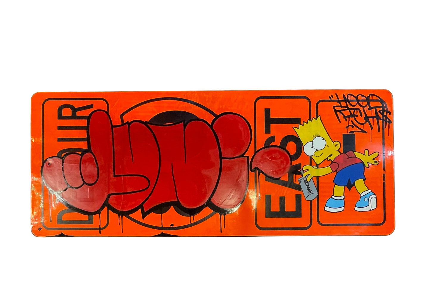 Luni Simpsons Traffic Sign