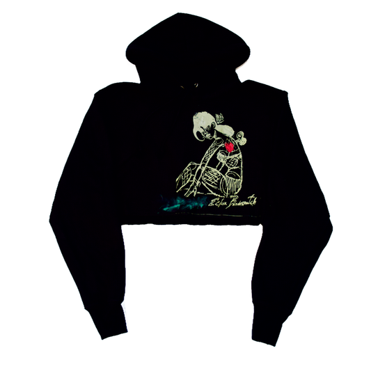 Eclair Bandersnatch Cropped Hoodie