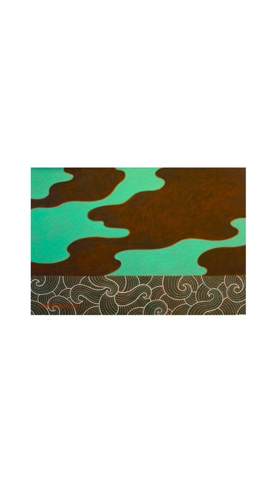 "Blue Brown Sky" W. Coleman 81 Original